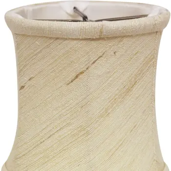 4" Inherent Set of 6 Corset Drum Chandelier Silk Lampshades