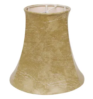 4" Parchment Set of 6 Slanted Faux Chandelier Lampshades