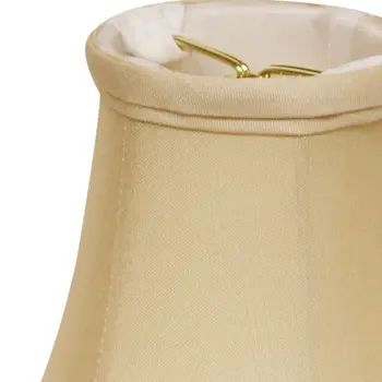 4" Inherent Slanted Silk Set of 6 Chandelier Pongee Shantung Lampshades