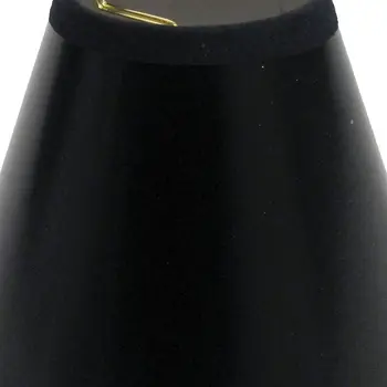 5" Black with White Set of 6 Chandelier Parchment Lampshades