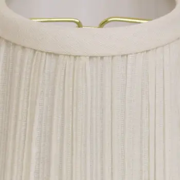 5" White Set of 6 Chandelier Broadcloth Lampshades