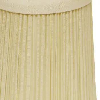 5" Ivory Set of 6 Chandelier Broadcloth Lampshades