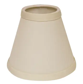 Ivory No Slub Innsbruck Empire Lamp shade 4"W Bottom
