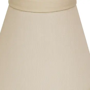 Ivory No Slub Innsbruck Empire Lamp shade 4"W Bottom