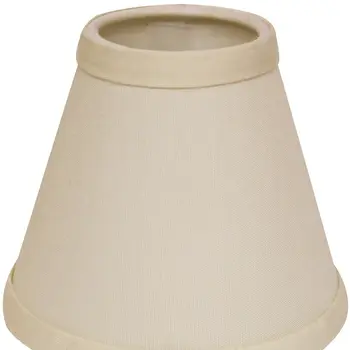 Ivory No Slub Innsbruck Empire Lamp shade 4"W Bottom
