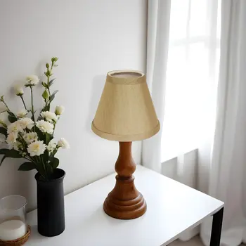 4" Pale Brown Set of 6 Chandelier No Slub Lampshades