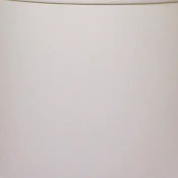 13" White Throwback Drum No Slub Lampshade