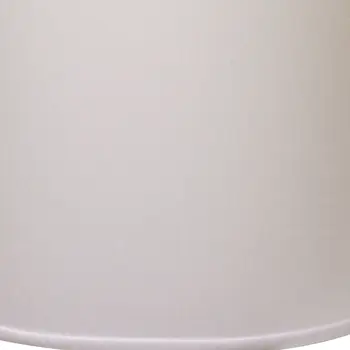 14" White Throwback Drum No Slub Lampshade