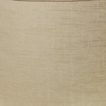 16" Light Wheat Throwback Drum Linen Lampshade