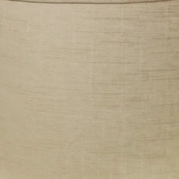 16" Light Wheat Throwback Drum Linen Lampshade
