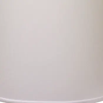 17" White Throwback Drum No Slub Lampshade
