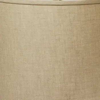 17" Dark Wheat Throwback Drum Linen Lampshade