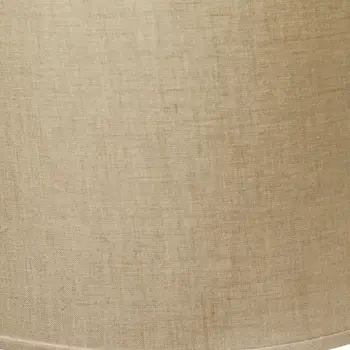 17" Dark Wheat Throwback Drum Linen Lampshade