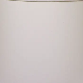 18" White Throwback Drum No Slub Lampshade