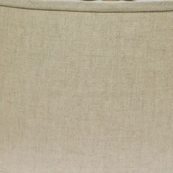 12" Dark Wheat Throwback Oval Linen Lampshade