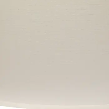 14" White Throwback Oval Linen Lampshade