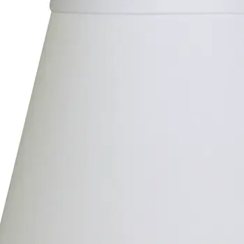White No Slub Innsbruck Empire Lamp shade 8"W Bottom