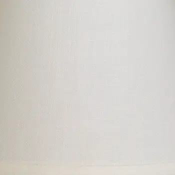 8" White Hardback Empire Linen Lampshade