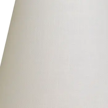 8" White Hardback Empire Linen Lampshade