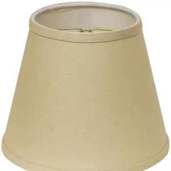 10" Parchment Biege Hardback Empire Linen Lampshade