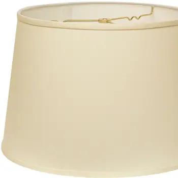 18" Ivory Rounded Empire Slanted No Slub Lampshade
