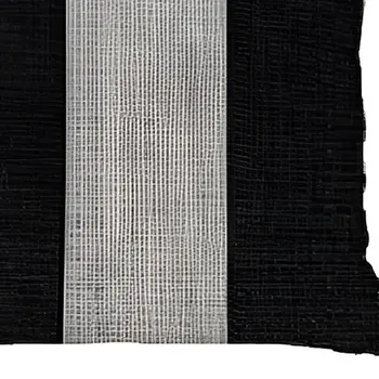 Set Of Two 18" X 18" Grey And Black Geometric Zippered Handmade Polyester Throw Pillow
