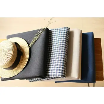 Set Of Two 20" X 12" Brown And Black Houndstooth Zippered Handmade Polyester Lumbar Pillow