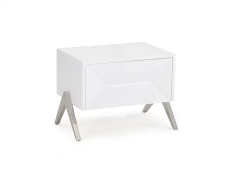 19" Wood One Drawer Nightstand