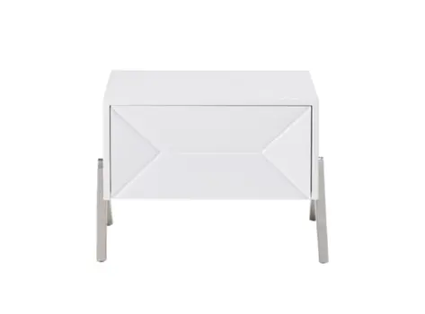 19" Wood One Drawer Nightstand