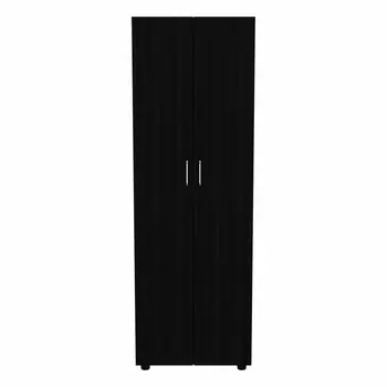 71" Black Combo Dresser