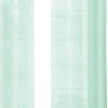 Set of Two 84"  Aqua Solid Modern Window Panels