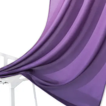 Set of Two 84"  Purple Ombre Window Curtain Panels