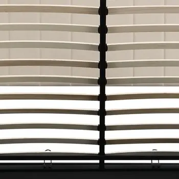 Beige Ribbed Texture Linen Blend Full Bed Frame