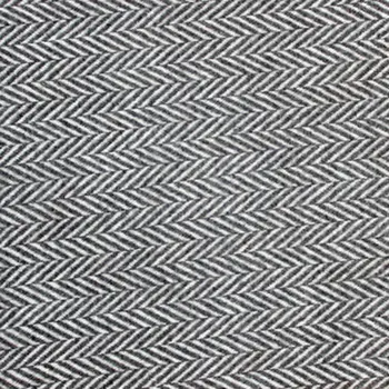 Dark Grey and White Dreamy Soft Herringbone Throw Blanket