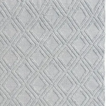 8' X 11' Gray Geometric Handmade Area Rug