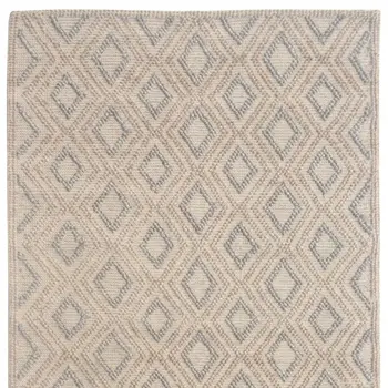 8' X 11' Natural Geometric Handmade Area Rug