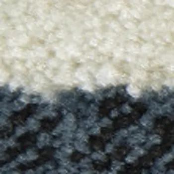 5' X 8' Blue Geometric Area Rug