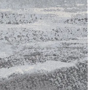 3' X 5' Blue and Gray Abstract Area Rug