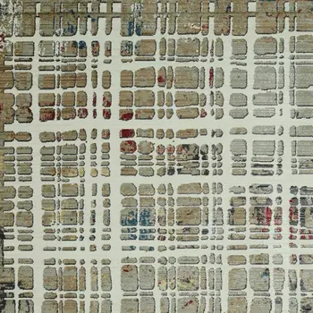 8' X 11' Ivory Abstract Area Rug