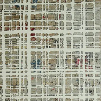 8' X 11' Ivory Abstract Area Rug