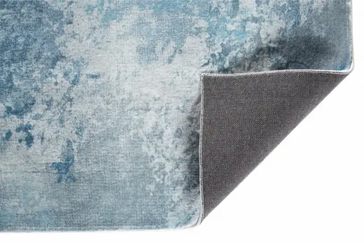 6' X 9' Blue Abstract Area Rug