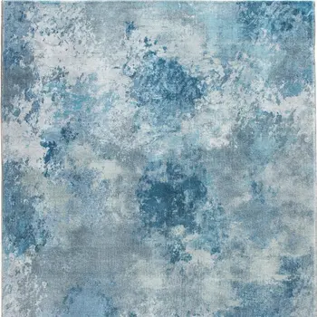 6' X 9' Blue Abstract Area Rug