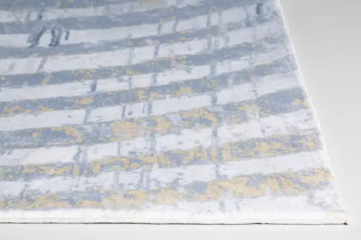 5' X 8' Gray Abstract Area Rug