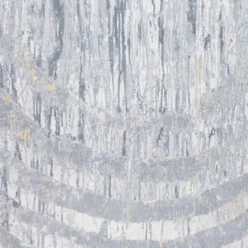 6' X 9' Gray Abstract Area Rug