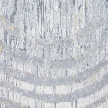 8' X 10' Gray Abstract Area Rug