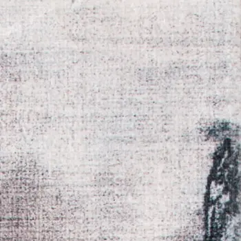 8' Sand Abstract Runner Rug