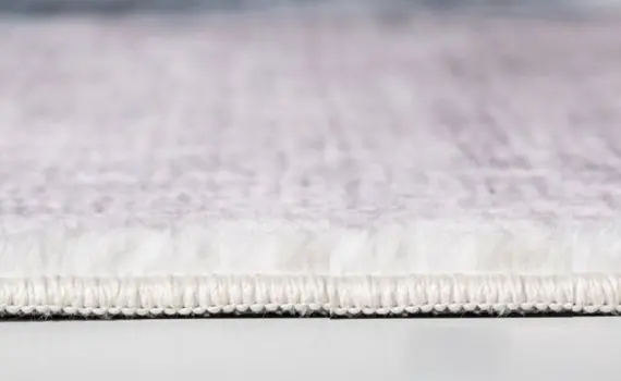 8' Sand Abstract Runner Rug