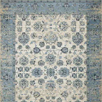 8' X 11' Ivory Oriental Area Rug