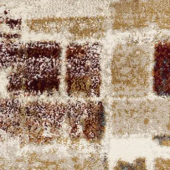 5' X 8' Natural Abstract Area Rug