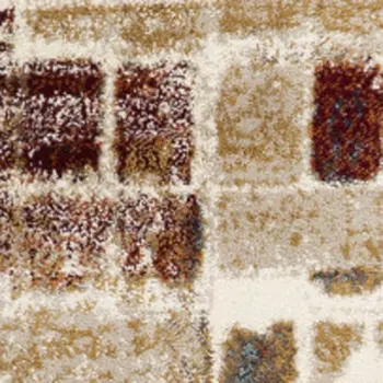 5' X 8' Natural Abstract Area Rug